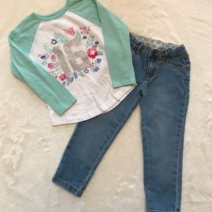 Carter’s Toddler Girl’s Outfit! Size 3t!